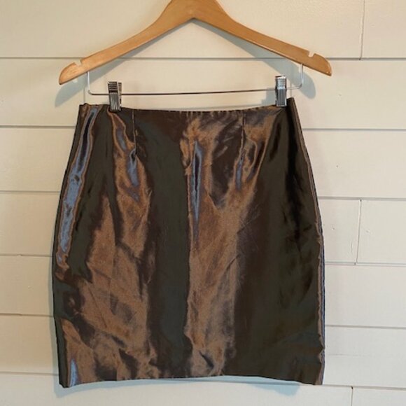 Badgley Mischka Dresses & Skirts - Badgley Mischka Brown Shimmer Skirt - Size 2